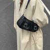 Niche Fashion Trend Armpit Bag Autumn New Multi-pocket Retro Baguette Locomotive Bag Single Shoulder Women
