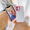Applicable to Apple 12Pro mobile phone case, transparent anti-drop iphone11 contrasting lens protective case, three-in-one hard case