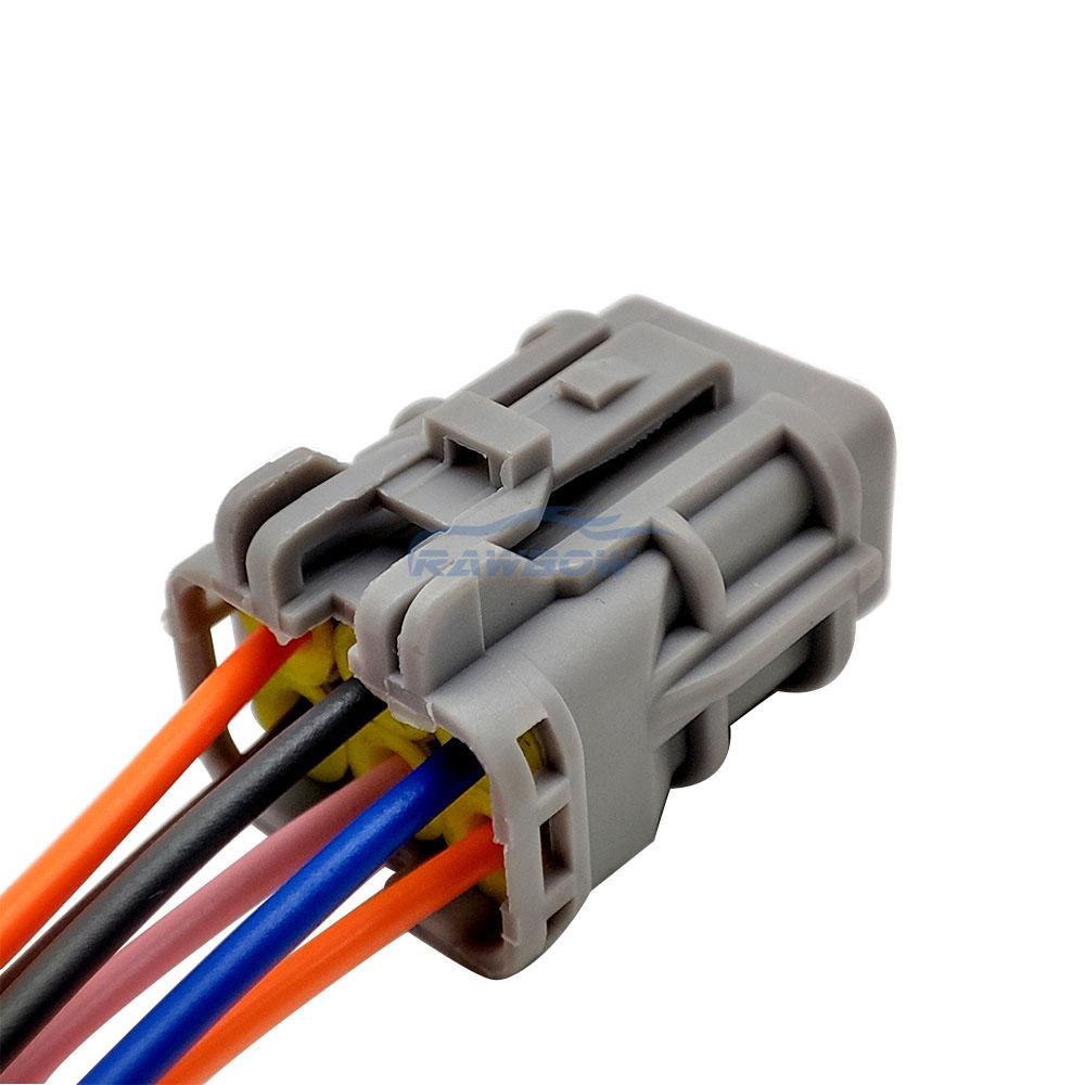 1/5/10 PCS For 6 Way Fuel Pump Flange Harness Connector Plug For Hyundai Tucson Kia Sportage 0090-636