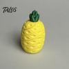 Juguete de descompresión de frutas y verduras impresas en 3D Talos, Juguete de pixel de fruta flexible y elástico para alivio de la ansiedad, Adorno de escritorio portátil Estrés