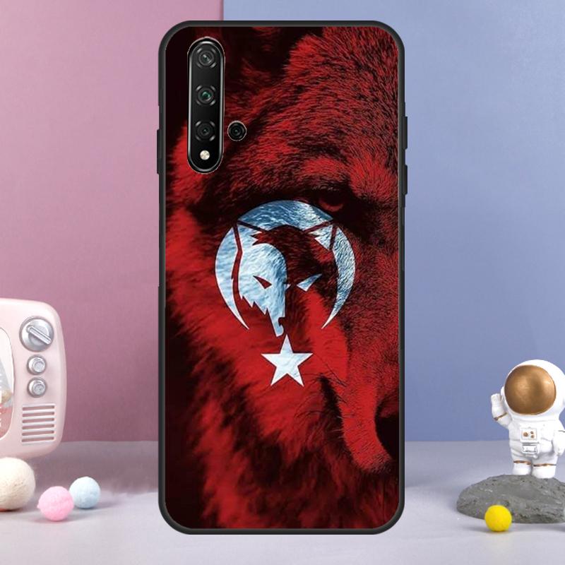 Turkey Turkish Flag For Huawei Nova 9 10 SE 3i 7i 8i 11i 12i Y60 Y61 Y70 Y72 Y73 Y90 Y91 P20 P30 P40 Lite Case