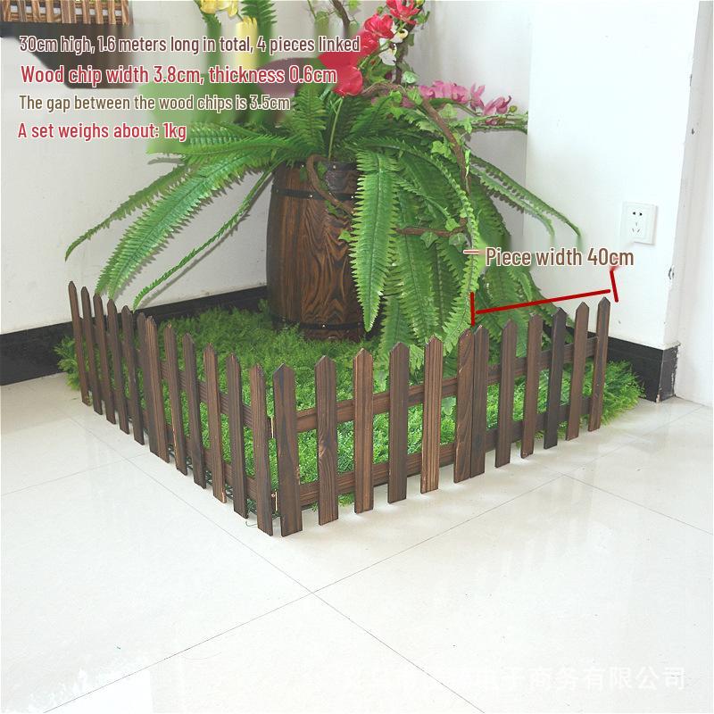 Holzzaun Lattenzaun Weihnachtsdekoration für Innen- & Außenbereich