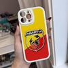ABARTH Italy Car Phone Case For Iphone 16 15 14 12 13 Pro Max 11 Mini Xs Puls Lambskin Silicone Cover