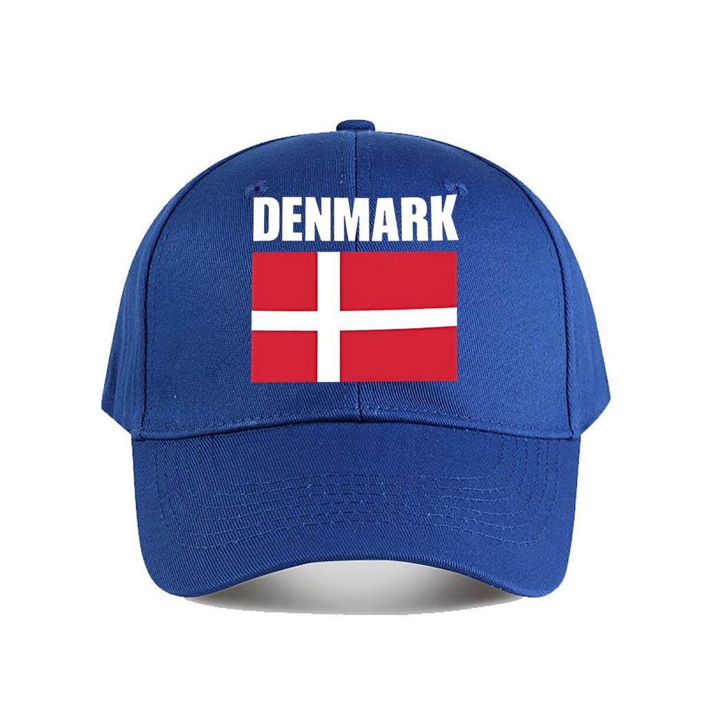 Denmark Flag Graphic Baseball Cap Fashion Outdoor Sports Sunhat Unisex Snapback Cap Womens
