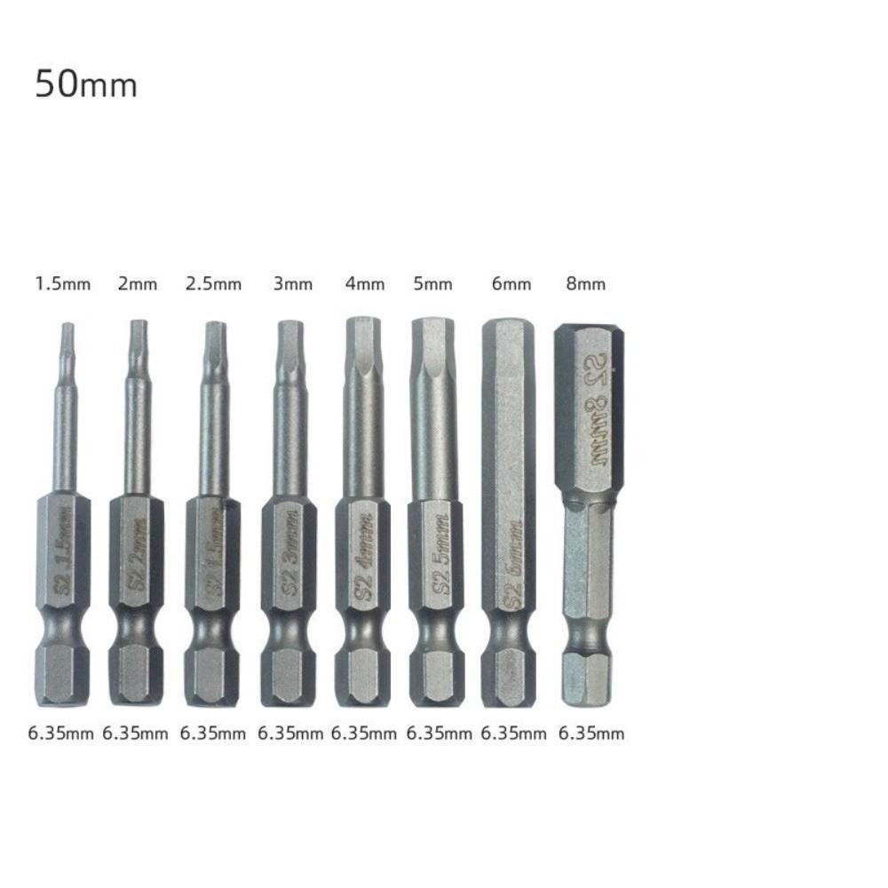 8PCS 1.5mm-8mm Screwdriver Set Practical Allen Wrench Screwdriver Socket Bit Hand Tool
