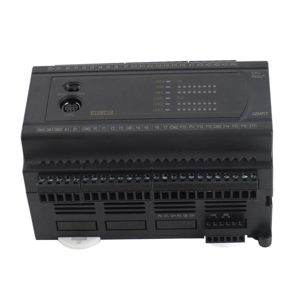 PLC Industrial Control Board FX3U 32MR 16 in 16 Out 1 RS232 2 RS485 4 NTC High Speed Count PLC