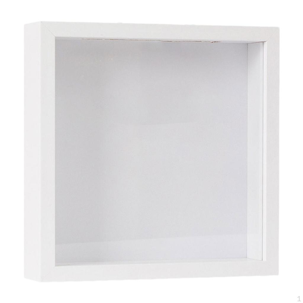 Shadow Box Frame Deep Display Case with Slot for Photos Wedding Movie Sporting Events