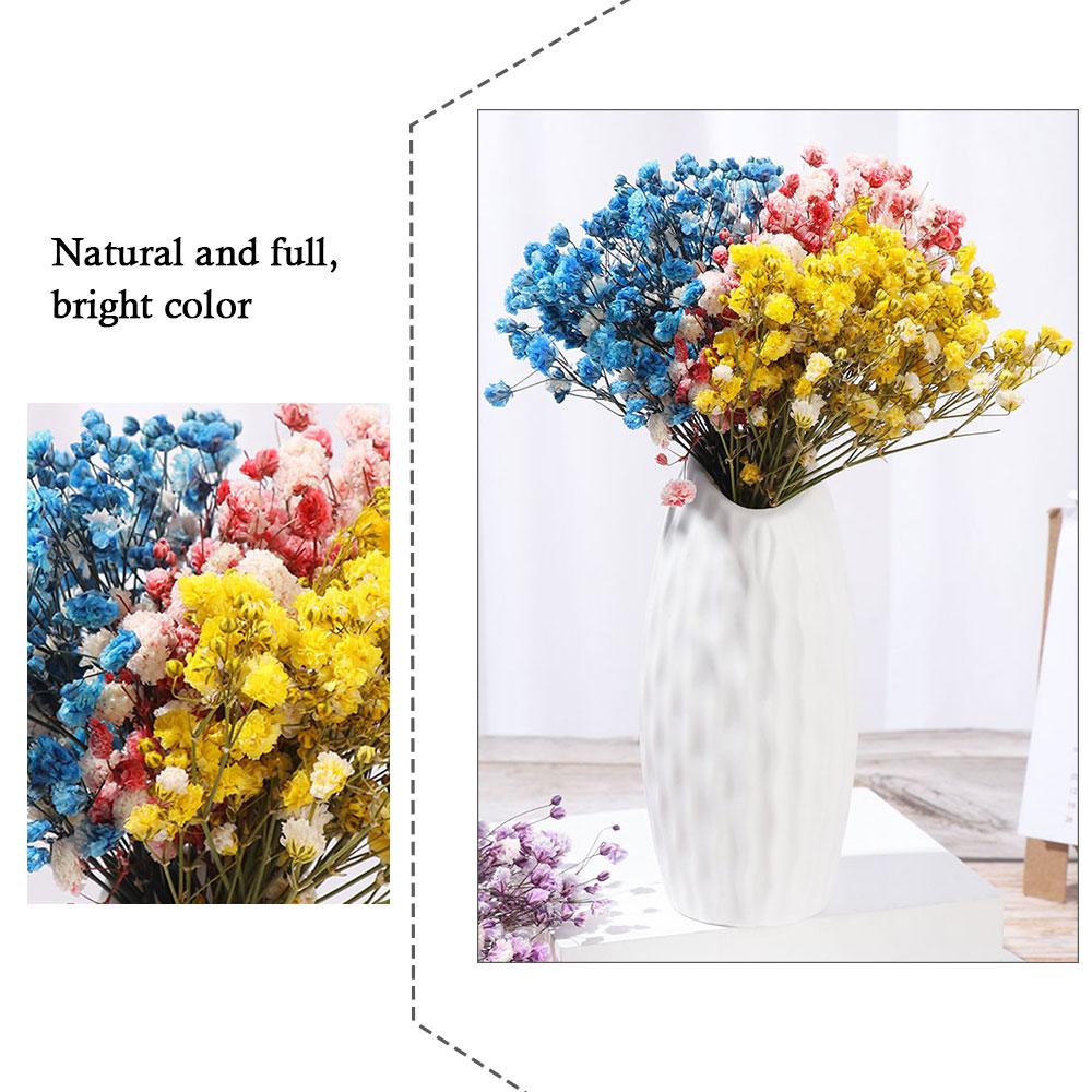 Natural Material Home Decoration Real Flower Mini Babysbreath Natural Dried Bouquets Plant Stems