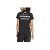 adidas X Mercedes-Amg Petronas F1 Team Ss25 Fashion Soft Versatile Striped Comfortable Short Sleeve Polo Shirt Women Tops Black JX0759
