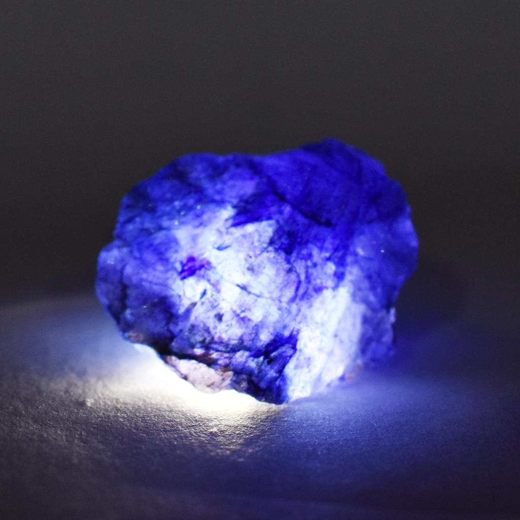 Earth Mined Blue Sapphire 22.55 Ct Natural CERTIFIED Uncut Rough Loose Gemstone AR-3145-R
