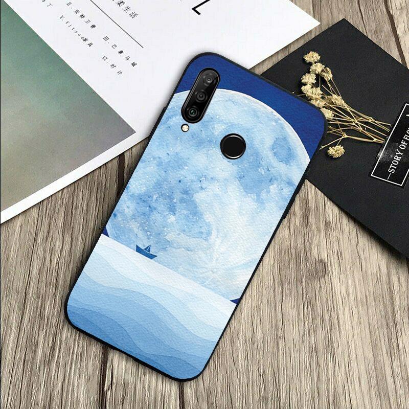 Ocean Waves Sailboat For Huawei Nova 8i 11i 12i 12s 9 10 SE Y60 Y70 Y90 Y72 Y73 Y61 Y91 P60 Pro P30 P40 Lite Case