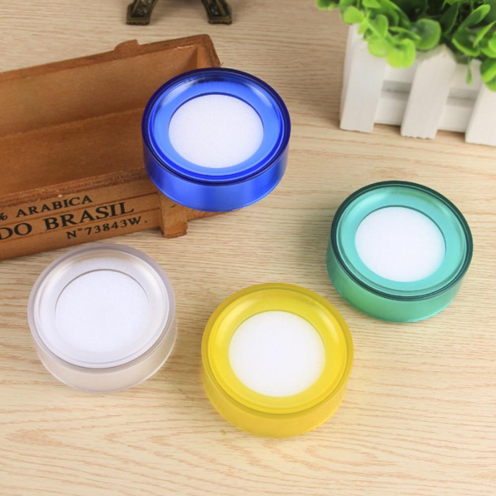 Bank Teller Office Casher Round Case Money Counting Tool Finger Wetted Tool Finger Wet Device