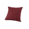 Taie D'oreiller Double Gaze Coton Gaia 80 X 80 Cm Bordeaux