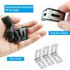 40pcs White Plastic Right Angle Bracket L Brackets, Metal 90 Degree Corner Brace Corner Support for Wood Shelf Chair Cabinet Bo