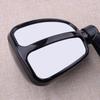 Black Front Left Side Universal Engine Hood Blind Spot Rearview Wide Angle Mirror for Cars ATV Pickup