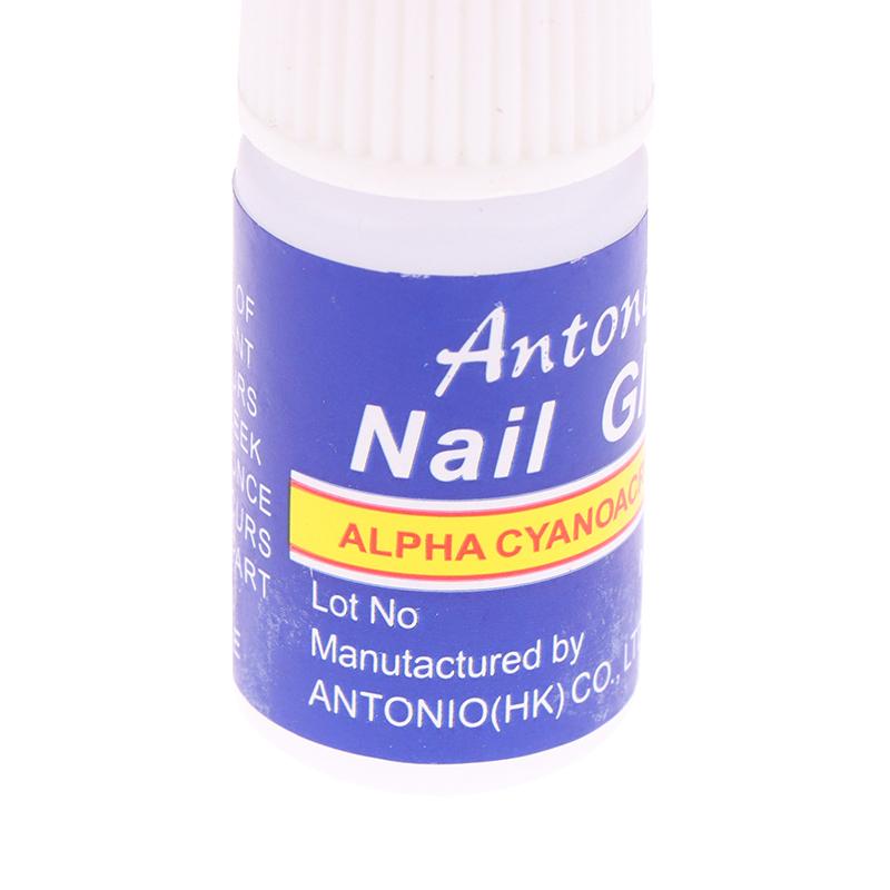 3G Schnelltrocknender Nagelkleber für Acryl-Fingernagelspitzen, Nagelsteine, Strasssteine, Mehrzweck, Stark Haftend, Verlängerungskleber