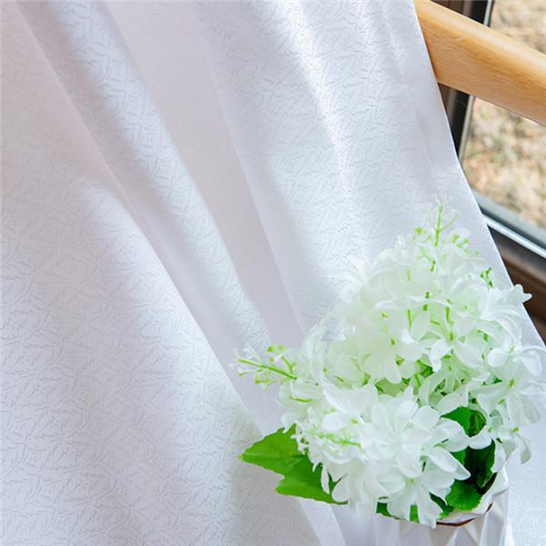 Living Room Bedroom Blackout Curtains Gradient Tulle Curtains Simple Window Drape Valance 1PCS