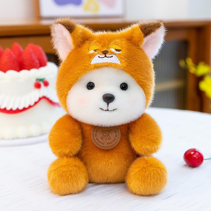 Plush Toy Transforming Series Cute Desk Companion For Kids And Girls Fox