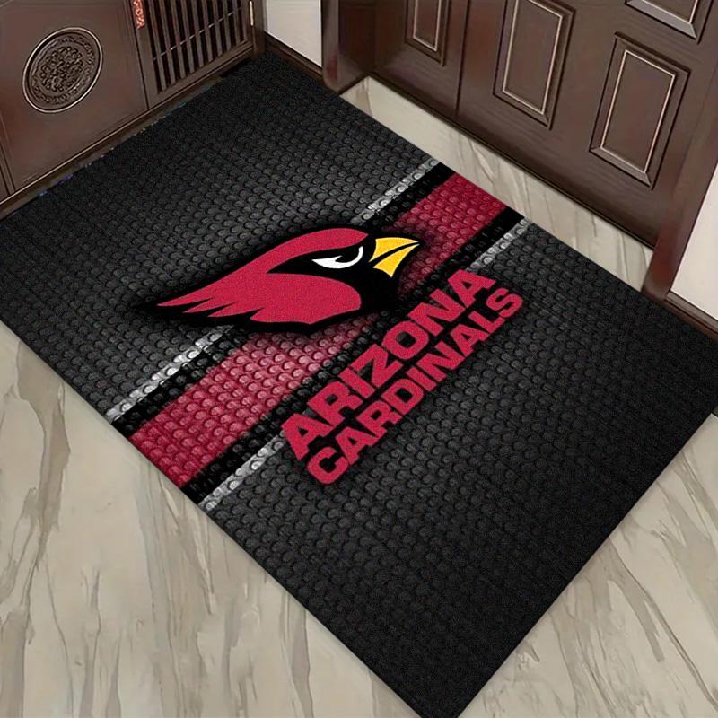 Arizona Cardinals Logo Carpet Rug for Living Room Bedroom Home Sofa Decoration,Kids Play Non-slip Floor Mat
