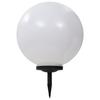 Lampy Solarne Do Ogrodu, 2 Szt., Led, Kuliste, 50 Cm, Rgb