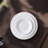 Dunzhu 8-Inch Bone China Flat Plates Set