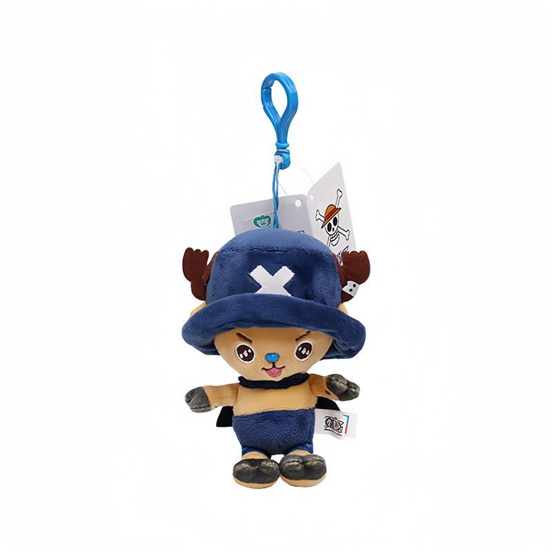 One Piece Plush Keychain Doll 12cm Laboon Luffy Tony Chopper Laboon Sabo Soft Stuffed Toy Backpack Ornaments Toy