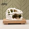 Natural Looking Reptile Shelter Dragon Skull Shelter Hide Cave Fine Carving Ornament Lizards Hideouts for Terrarium Fish Tanks Accessories Artistic