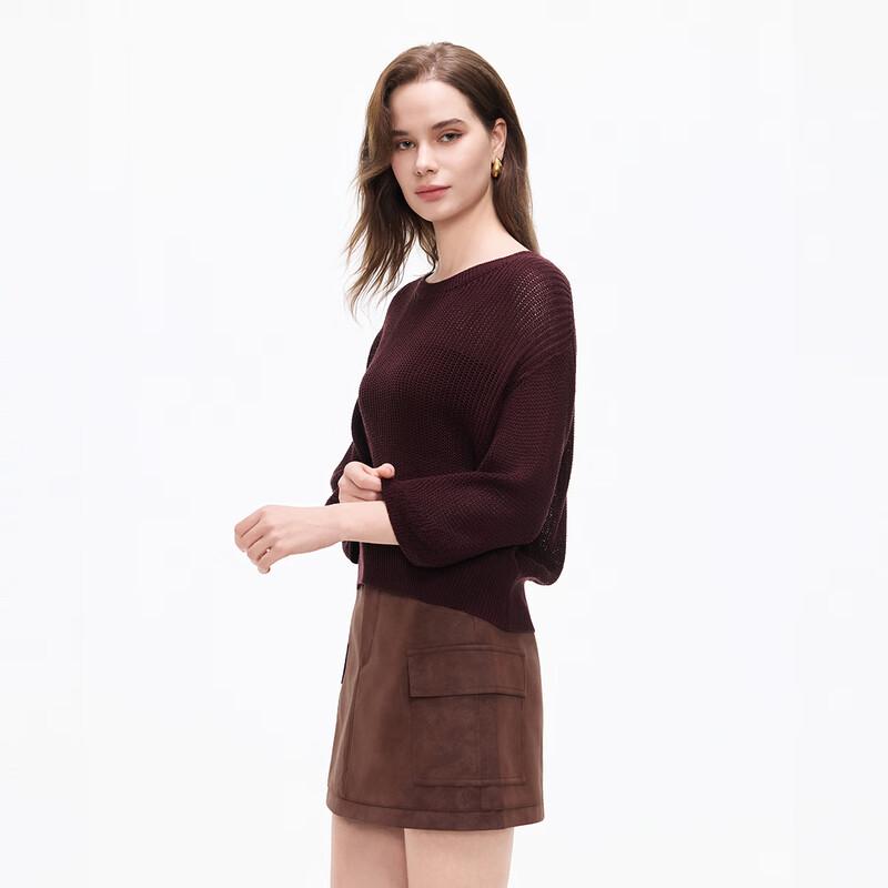 Women's Thin 3/4 Sleeve Knit Pullover