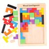Wooden Tetris Puzzle for Kids Educational Tangram Toy