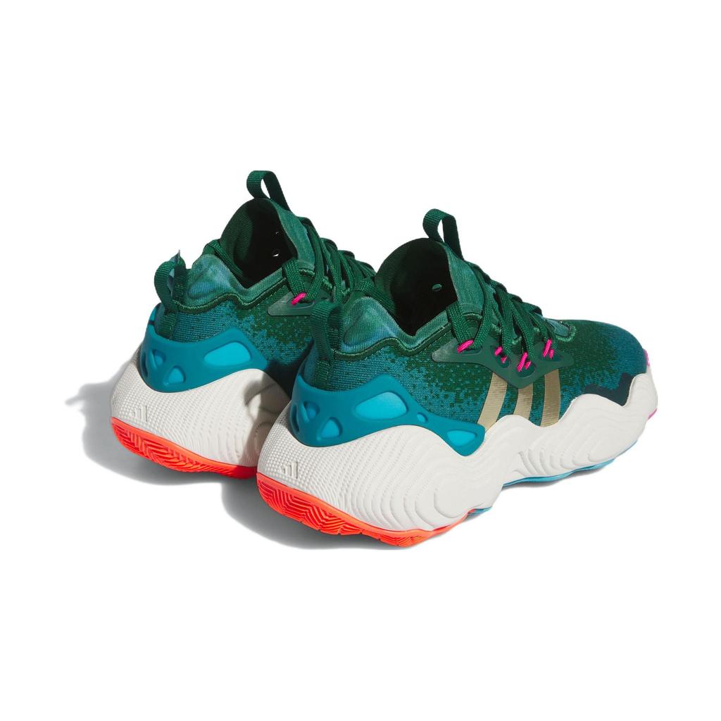 Adidas Trae Young 3 J 96 Olympics Kids Sneakers Green Team-Dark-Green Gold-Metallic IF2113