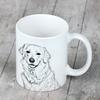 Kuvasz - Cup with a Dog, Personalized Cup with a Print, a Classic Gift for Everyone from the Art-Dog Brand