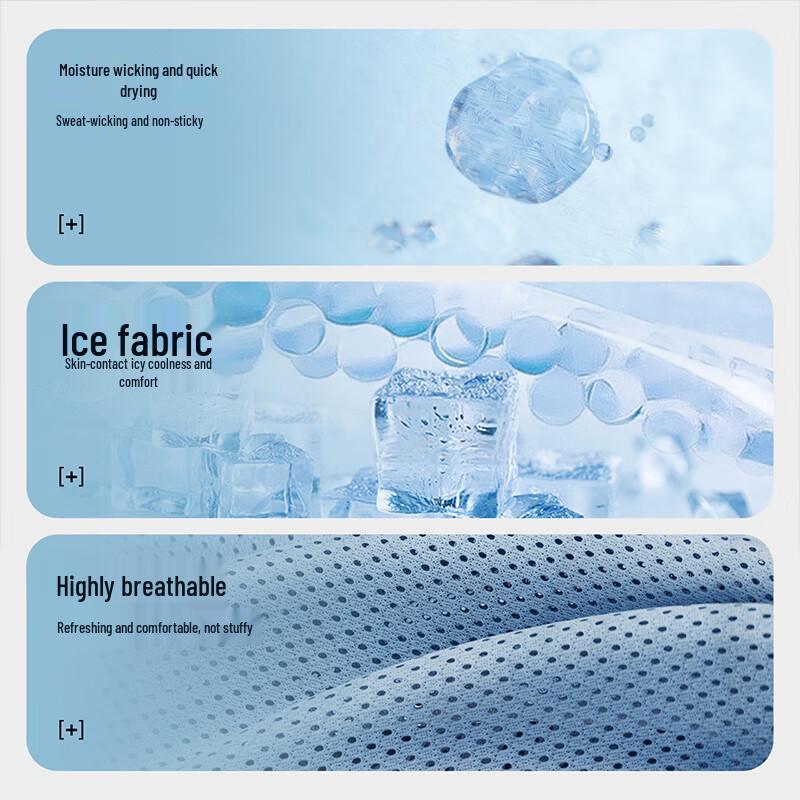 Camel Unisex Quick-Dry Ice-Feel Cropped Cargo Pants