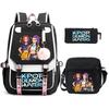 Peripheral Printed Children'S Backpack Large-Capacity Primary And Secondary School Student Leisure Schoolbag Three-Piece Set