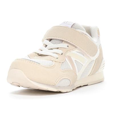 Carrot Lightweight Athletic Sneakers with Velcro Sizes for Boys and 2E Strap, 15cm-21cm, 0.5cm Adjustable, Girls, Ivory, 16.0cm,