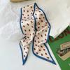 Vintage Bag Hair Tie High-grade Ponytail Holder Women's Ins Style Silk Scarf
