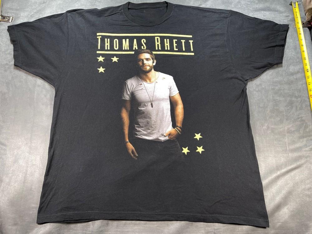 Thomas Rhett Gift For Fan Black Shirt Unisex Concert S-5XL SG933 Unisex T-Shirt L