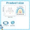 Kids Educational Lucky Stone Art Craft Set with Card Creative Hand On Activity Gemstones For Classroom Student Gift