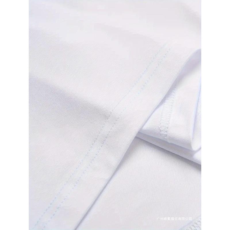 Casual Cotton Short-sleeved Loose Crew Neck Top Fashion T-Shirts Men’s