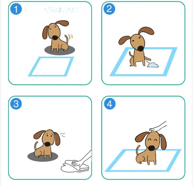 Production of Cat Mattress Pads Super Absorbent Pet Diaper Dog Thick Pee Pads Quickdry Disposable Urine Nappy Mat for Cats Dog Diapers Pet Universal