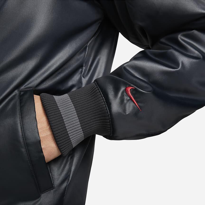 Nike Jackets Men's Black Baseball Collar Moderate Other DQ6204-045