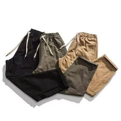 Sommer Ami Kaji Schwermaschinen-Twill Lässige Hose Mehrere Taschen Latzhose Locker Gerade Hose Trend