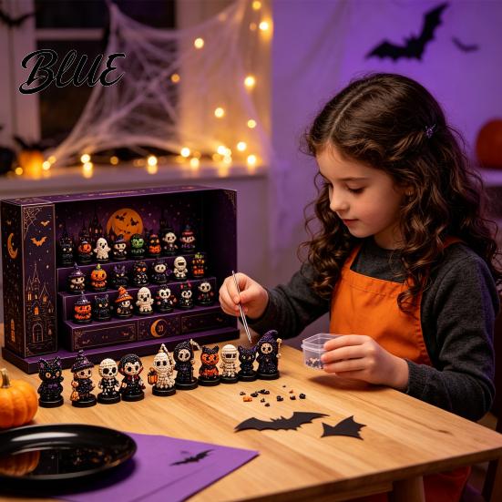 Halloween Adventskalender Faux Perlenmalerei DIY-Kit Kalender