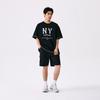 New MLB Preppy Style Collection New York Yankees SS25 Casual Shorts Unisex Black 3ASMV0553-50BKS