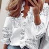 Camicette e camicie a maniche lunghe a maniche lunghe, casual, alla moda, da donna