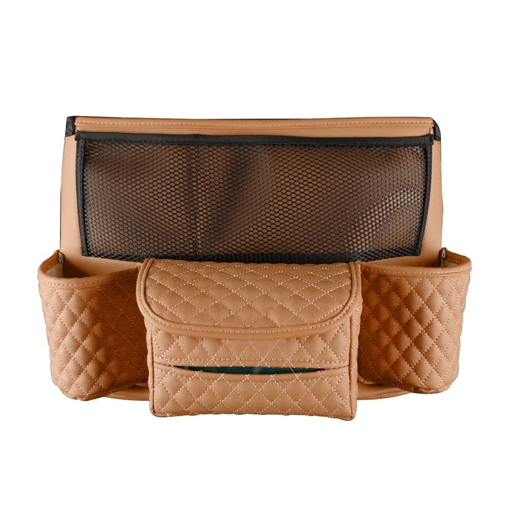 

Кожаные держатели для автомобильных сумок Автомобильные органайзеры и места для хранения Передние сиденья Автомобильные сиденья Gap Органайзер для заполнения зазоров Сумка для хранения автомобильных сидений коричневый