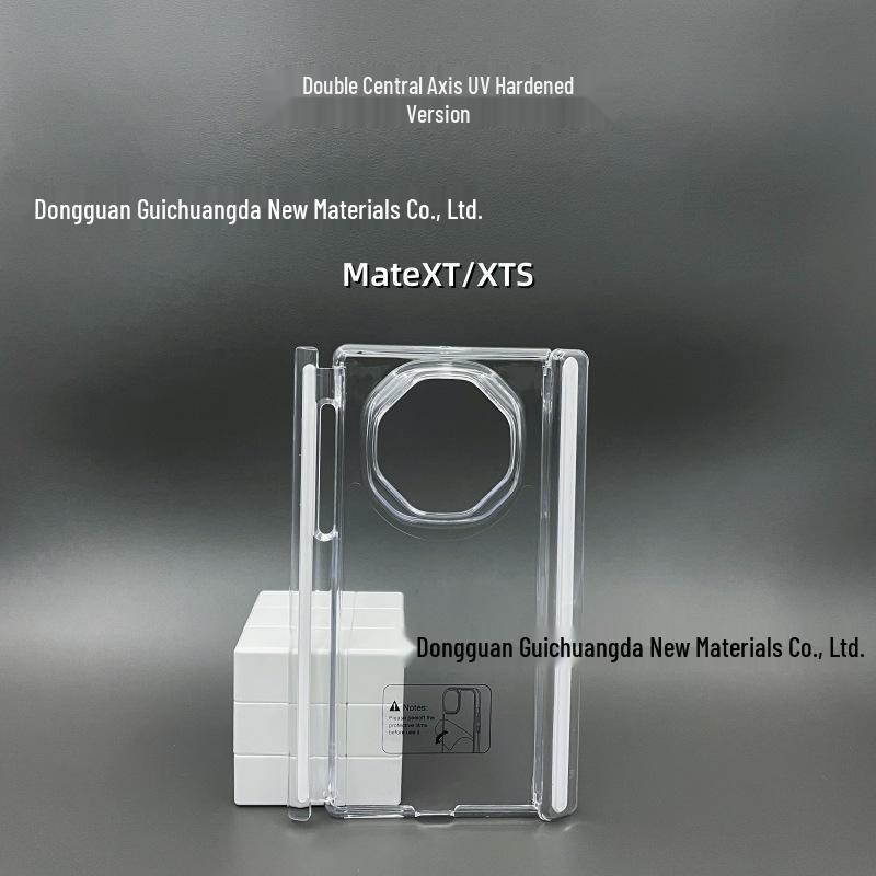 Huawei MateXT Transparent Magnetic Phone Case: Double Axis Protection MateXTS Extraordinary Master