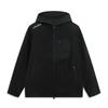 Li Ning Outdoor CF Tracing, Fleece Lined Thermal Reflective Water Repellent Loose Fit Coat Soft Shell Jacket Men's AFDVB37-5