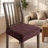 Leaf Pattern Chair Seat Cover Waterproof Solid Colors Anti-dirty Chair Slipcover Removable Anti-slip Elastic Seat Protectors