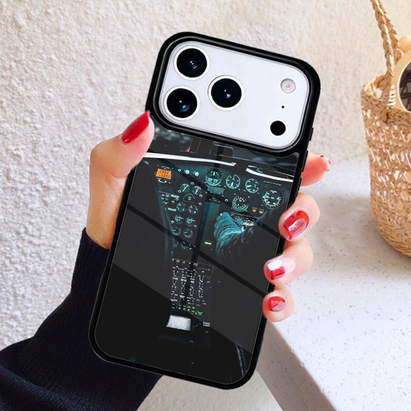 Travel Pilot Phone Case For iPhone 17 Air 16 15 14 13 12 11 Pro Max Plus