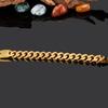 Polished Stainless Steel Hand Accessories 20MM Wide Iron Cuban Chain Men's Wrist Bracelet Luxury Never Fade Gold Color Men‘s Jewellery Boy